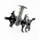 Gardener brush cutter attachment petrol gross tower, short attachment, 26 mm, 7 t