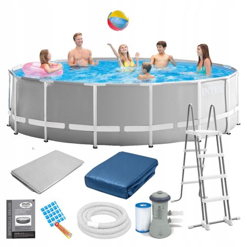 Garden pools - Models 2024/2025 Intex round frame pool 457 x 457 cm