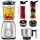  Yoer JB03S 1800 W Beaker Blender Silver/Gray