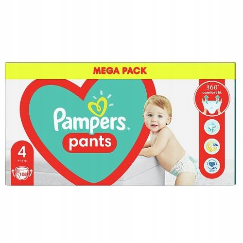  Pampers Pants Size 4 108 pcs.