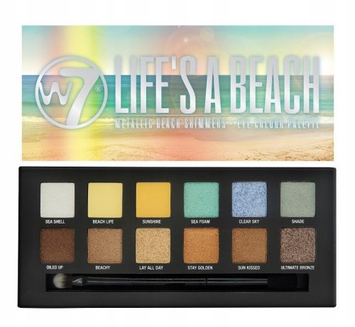  W7 Life's a Beach 9.6 g eyeshadow palette