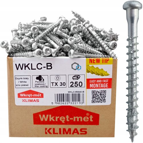 Klimas wood screws 5 x 40 mm 250 pcs.