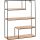  Stilista MDF shelf, 40 x 13 cm, brown tones