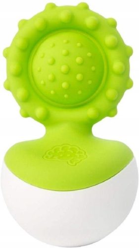  Fat Brain Toys FA217 Dimpl Wobl Beißring, grün