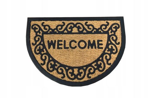 Entrance and doormats for the house Ready-made rubber doormat, coconut, 40 x 60 cm