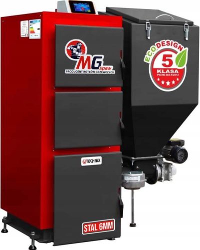  MGspaw steel stove for eco-pea coal 24 kW