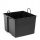  Flowerpot Lamela 34 cm x 34 x 28 cm, black plastic