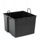  Flowerpot Lamela 34 cm x 34 x 28 cm, black plastic