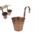  Jen-Import flowerpot 16 cm x 16 x 28 cm diameter 16 cm copper metal