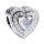  Charms White Stone Cubic Zirconia Silver 925