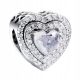  Charms White Stone Cubic Zirconia Silver 925