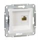 Prise informatique RJ45 Cat.5e UTP Schneider Electric EPH4300721 blanche