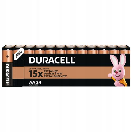  Duracell AA (R6) alkaline battery 24 pcs.