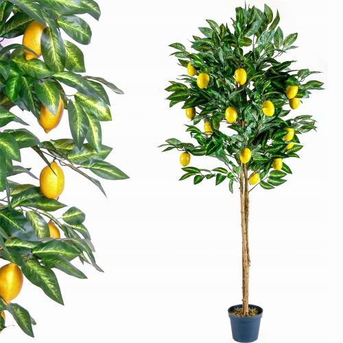 Artificial Flowers and Fruits Artificial Lemon Fruit Tree 184 cm