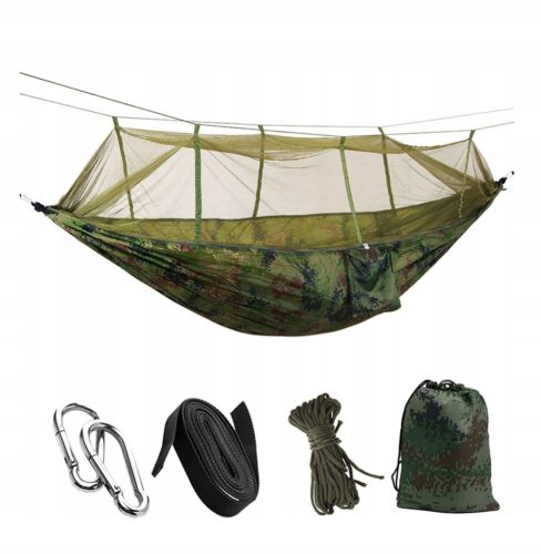  Hammock without pole Aptel Green tones 200 kg 300 x 140