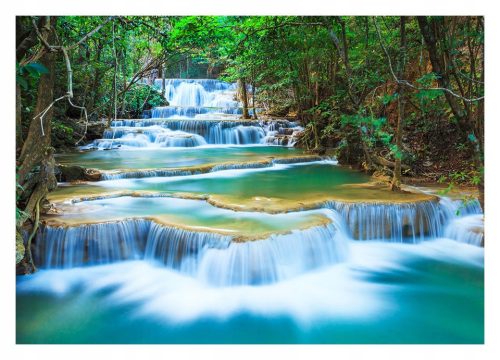 3D Waterfall Thailand Mural 368x254 F00242