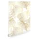 Golden Glamour Leaves Wallpaper T01582