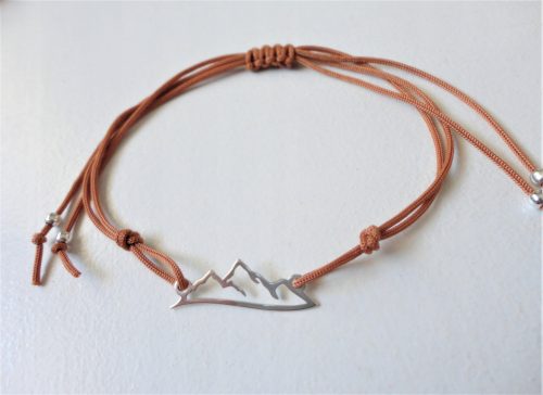  MOUNTAINS bracelet, pr. 925, Author's design! - string