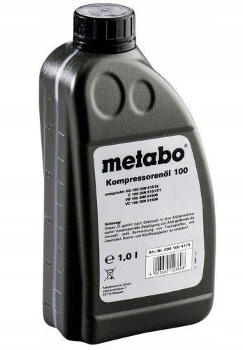  Oil for Metabo compressor compressor 0901004170 1l