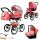  BabyLux Margaret Exclusive Pansies And Roses 3in1 Kinderwagen