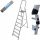 Krause Ladder 3.65 m Aluminium 1 x 8 up to 150 kg