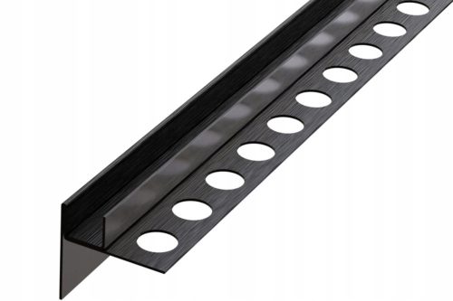 SLOPED WINDOW TRIM, MATT BLACK, LEFT, 120 cm