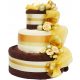 Sets of towels cake made of 8 large towels as a wedding gift