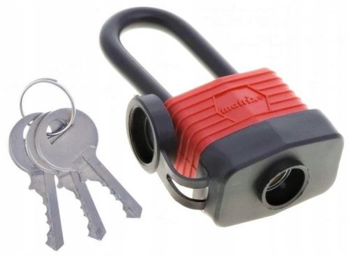 Waterproof padlock with 40 mm extended shackle