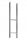 Domax PSH140 steel column base for embedding