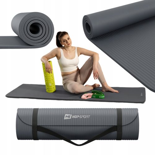  Hop-Sport exercise mat 190 cm x 60 cm gray