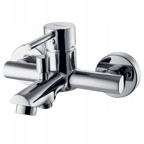 Hagser Lisa single-lever wall-mounted bath and shower faucet, chrome