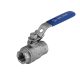 STAINLESS STEEL, STAINLESS STEEL, ACID-RESISTANT BALL VALVE 2-PART 2 1/2"