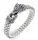  MEN'S WOLF BRACELET STAINLESS STEEL 316L