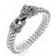  MEN'S WOLF BRACELET STAINLESS STEEL 316L