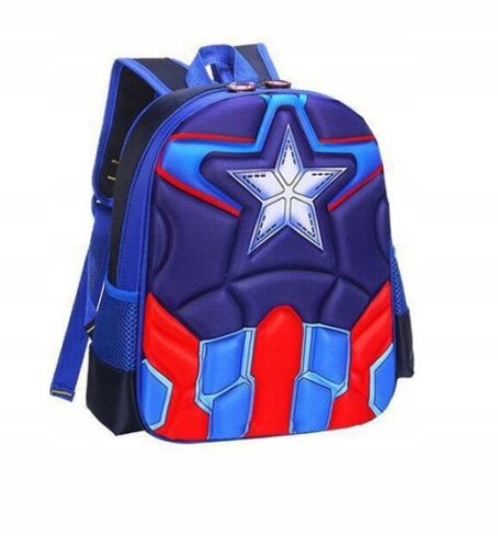  K&M Kindergarten Backpack with One Compartment, Boys, Girls, Blue Shades