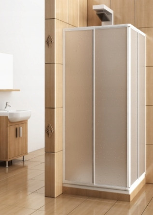 Kfa Variabel shower cubicle with sliding doors 80 x 80 cm