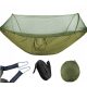 Garden and Terrace Hammocks Hammock with Bar K&M Green Shades 200 kg 250 x 120