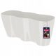  Kadax flowerpot 35 cm x 12 x 16 cm, white plastic