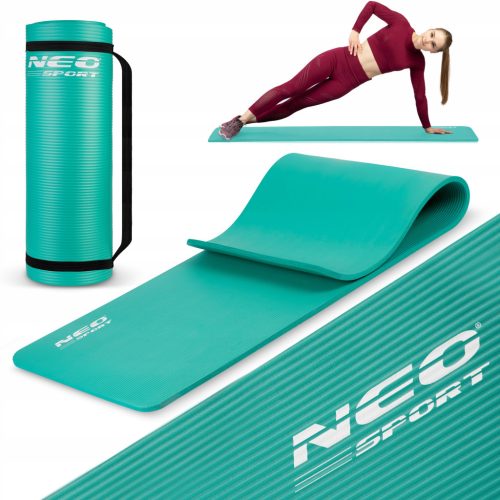  Neo-Sport Exercise Mat 183 cm x 60 cm Turquoise