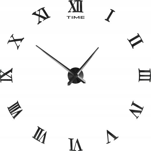 Clock for home interior wall clock black 40cm
