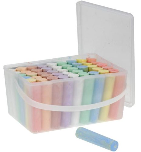  JUMBO colored sidewalk chalk 54 pieces 112498