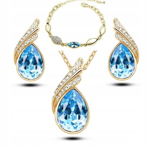  Jewelry set kr SWAROVSKI Almond GOLD