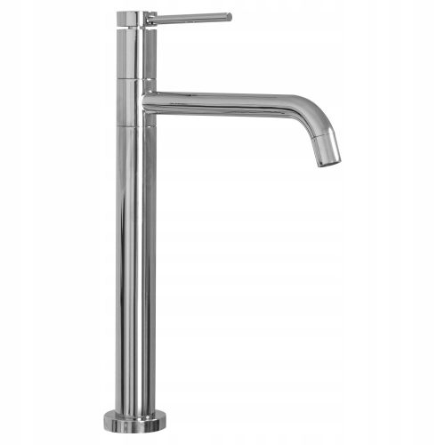 Rea Lugano floor-standing washbasin mixer, chrome