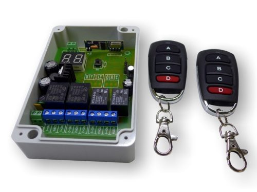 Door and gate controls RADIO CABLE 4 CH. REMOTE CONTROL 24V CONTROL