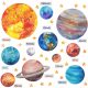  VERY LARGE WALL STICKER PLANET SPACE XXL