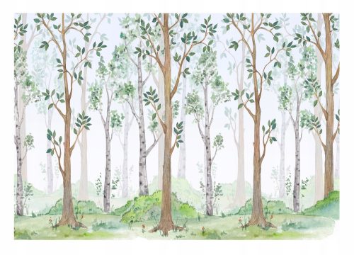 WALLPAPER FOR CHILDREN FOREST TREES WALLPAPER FOR A CHILDREN'S ROOM 368x254