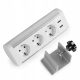 Prise, appareil de table USB Spacetronik blanc