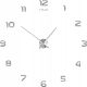 Clock for home INTERSIDE wall clock silver wall clocks 130cm