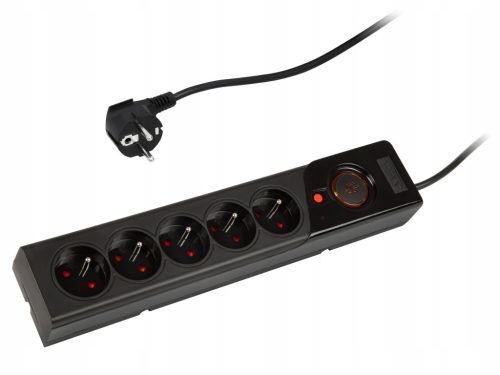  Armac Z5/15/CZ power strip 5 sockets 1.5 m black