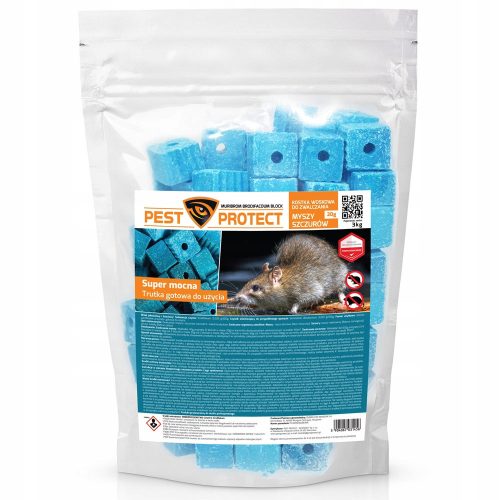 Animal Repellent Poison, Poison against Martens, Mice and Rats Pest Protect 3 kg